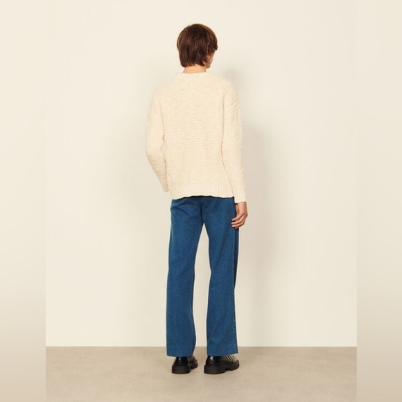 Sandro - Oversize Cotton/Wool Sweater PTP 24” (520usd) - Picture 5 of 12